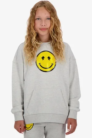 REINDERS Meisjes hoodie smiley