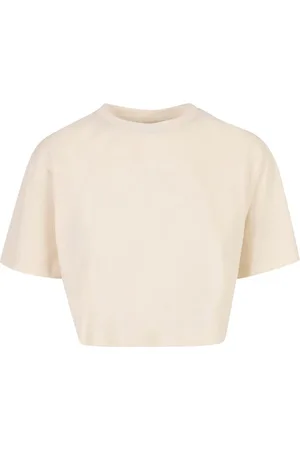 Urban classics Dames kort oversized gewaad t-shirt