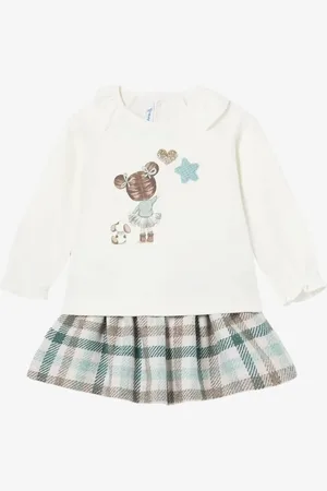 Mayoral Meisjes set rok tartan