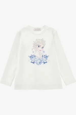 MONNALISA Meisjes shirt longsleeve elsa frozen