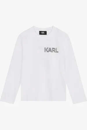 Karl Lagerfeld Jongens shirt longsleeve