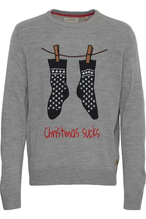 Blend Kersttrui christmas socks