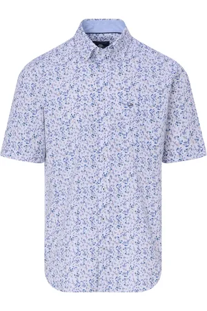 Campbell Classic casual overhemd met korte mouwen