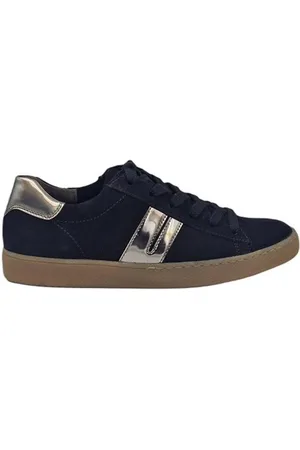 Paul Green Retro sneaker met zilver accent