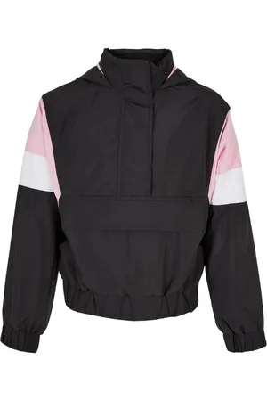 Urban classics Meisjes 3 tone pull over jas