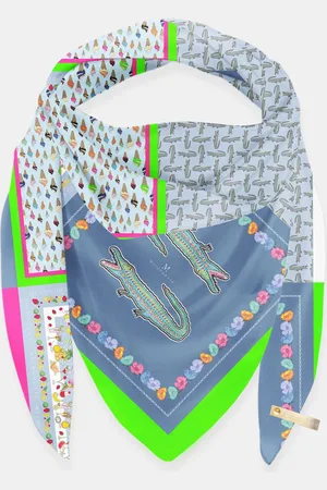 MUCHO GUSTO ® sjaal st. tropez krokodillenprint