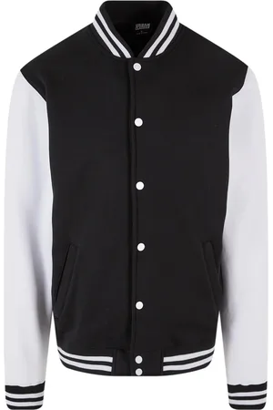 Urban classics Heren college tweekleurig sweatjack