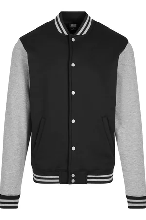 Urban classics Heren college tweekleurig sweatjack