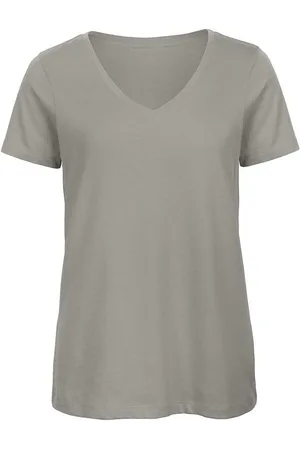 B and C B&c vrouwen/dames favoriete organic cotton v-neck t-shirt