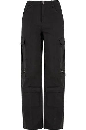 Urban classics Dames utility twill stretch losse cargo broek
