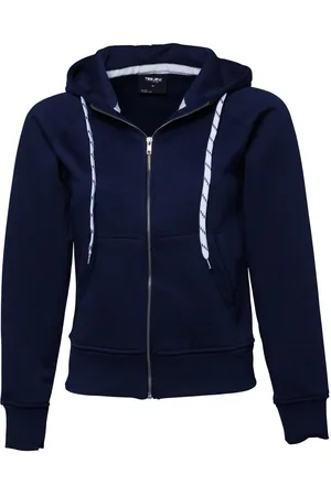 TeeJays Dames sweatshirt met volledige ritssluiting