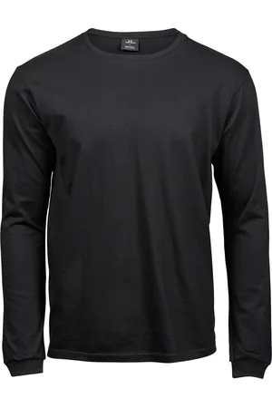 TeeJays Heren zacht t-shirt met lange mouwen
