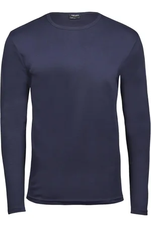 TeeJays Hereninterlock t-shirt met lange mouwen