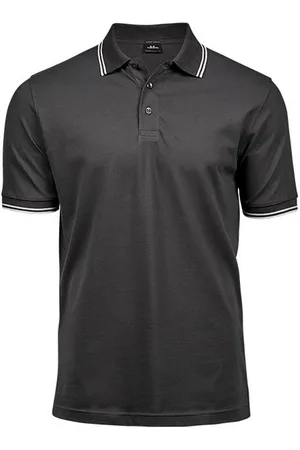 TeeJays Heren luxe fashion stripe polo