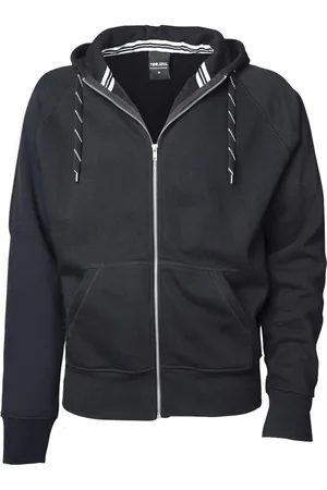 TeeJays Heren sweatshirt met volledige ritssluiting