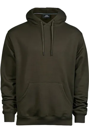 TeeJays Heren hooded cotton blend sweatshirt