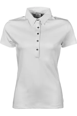 TeeJays Dames pima korte mouw katoenen poloshirt