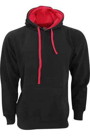 FDM Unisex contrasterende hooded sweatshirt / hoodie (300 gsm)