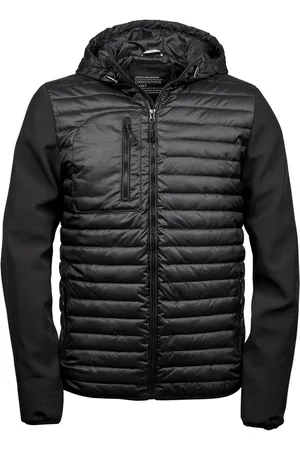 TeeJays Teejays heren hooded full zip crossover jacket