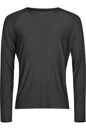 TeeJays Heren cooldry gewatteerd t-shirt met lange mouwen