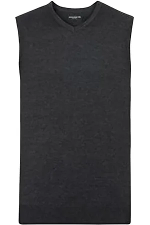 Russell Athletic Collectie heren v-hals mouwloos gebreide trui-trui-top / trui-trui