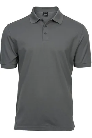TeeJays Heren luxe stretch short sleeve polo shirt