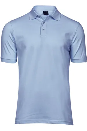 TeeJays Heren luxe stretch short sleeve polo shirt