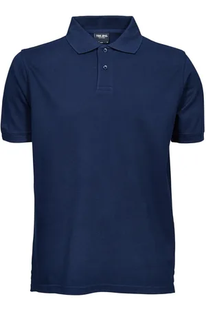 TeeJays Heren zware pique korte mouw poloshirt