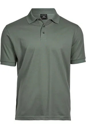 TeeJays Heren luxe stretch short sleeve polo shirt