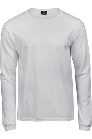 TeeJays Heren zacht t-shirt met lange mouwen