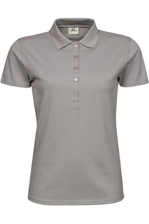 TeeJays Dames luxe stretch poloshirt met korte mouwen