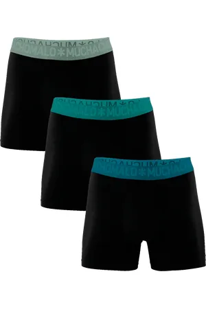 Muchachomalo Heren 3-pack bamboe boxershorts effen