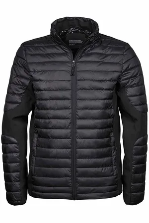 TeeJays Teejays heren gevoerde volledige zip crossover jacket