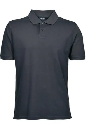TeeJays Heren zware pique korte mouw poloshirt
