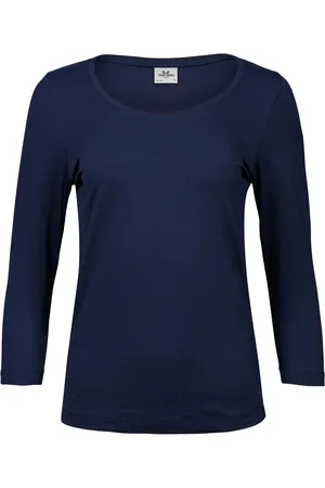 TeeJays Dames rekken 3/4 mouwen t-shirt
