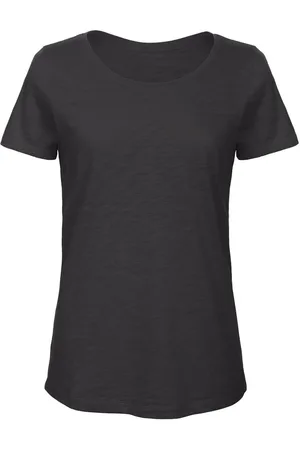 B and C B&c vrouwen/dames favoriete organic cotton slub t-shirt