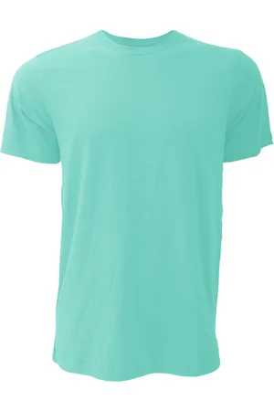 Bella + Canvas Canvas unisex jersey crew t-shirt met hals / heren t-shirt met korte mouwen
