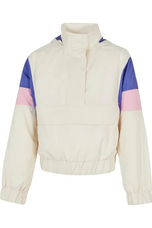 Urban classics Meisjes 3 tone pull over jas