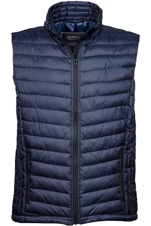 TeeJays Heren gevoerde zepelin vestjas / gilet
