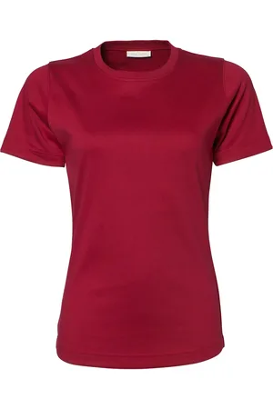 TeeJays Dames interlock t-shirt met korte mouwen