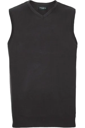 Russell Athletic Collectie heren v-hals mouwloos gebreide trui-trui-top / trui-trui