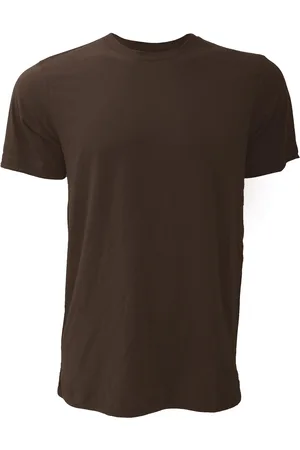 Bella + Canvas Canvas unisex jersey crew t-shirt met hals / heren t-shirt met korte mouwen