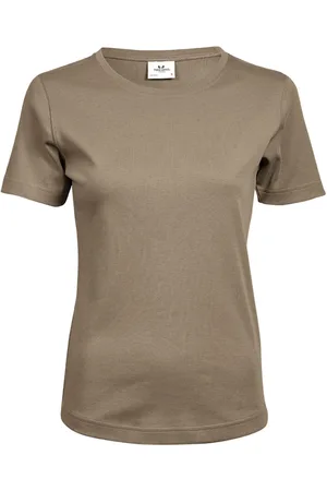 TeeJays Dames interlock t-shirt met korte mouwen