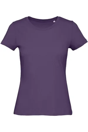 B and C B&c vrouwen/dames favoriete organic cotton crew t-shirt