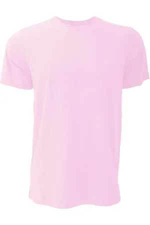 Bella + Canvas Canvas unisex jersey crew t-shirt met hals / heren t-shirt met korte mouwen