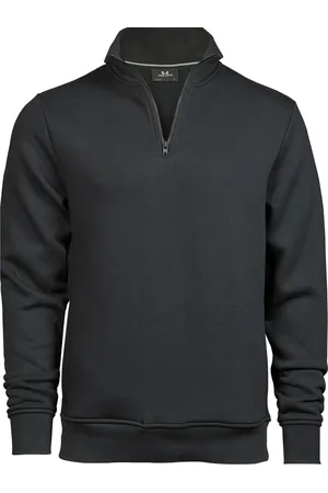 TeeJays Unisex sweatshirt met halve rits voor volwassenen