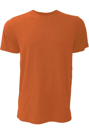 Bella + Canvas Canvas unisex jersey crew t-shirt met hals / heren t-shirt met korte mouwen