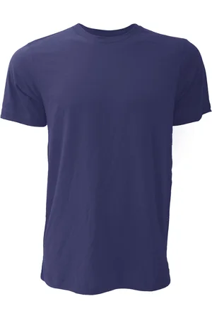 Bella + Canvas Canvas unisex jersey crew t-shirt met hals / heren t-shirt met korte mouwen