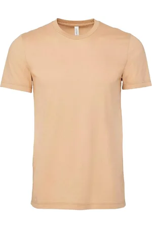 Bella + Canvas Canvas unisex jersey crew t-shirt met hals / heren t-shirt met korte mouwen