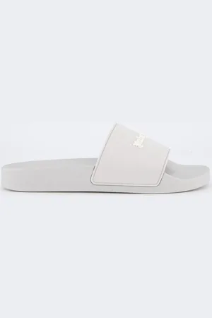 Palm Angels Heren essential logo slider grey